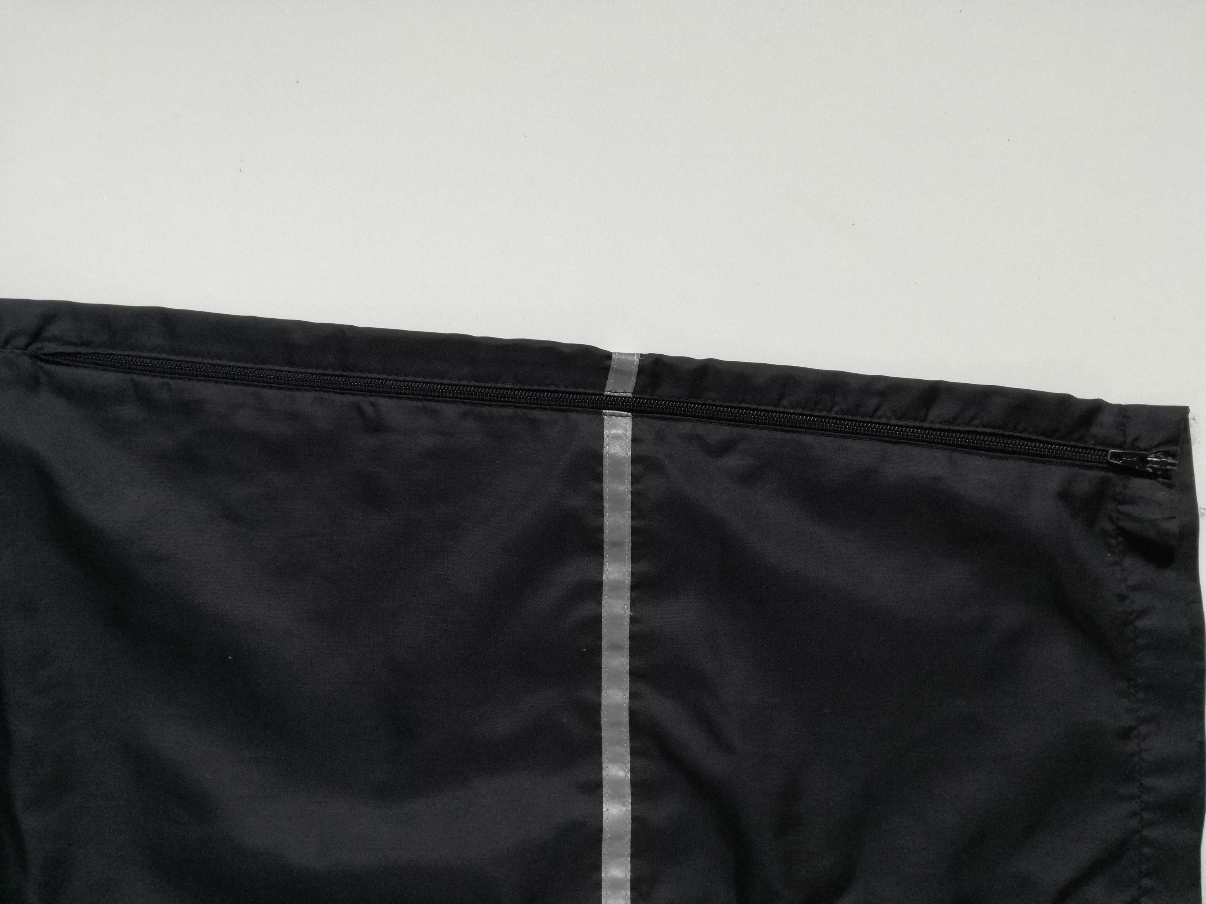 Spodnie sportowe cieniutkie z odblaskami do biegania M/L