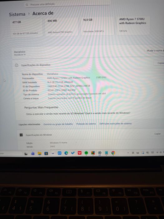Hauwei 14 Matebook Portátil Cizento Escuro