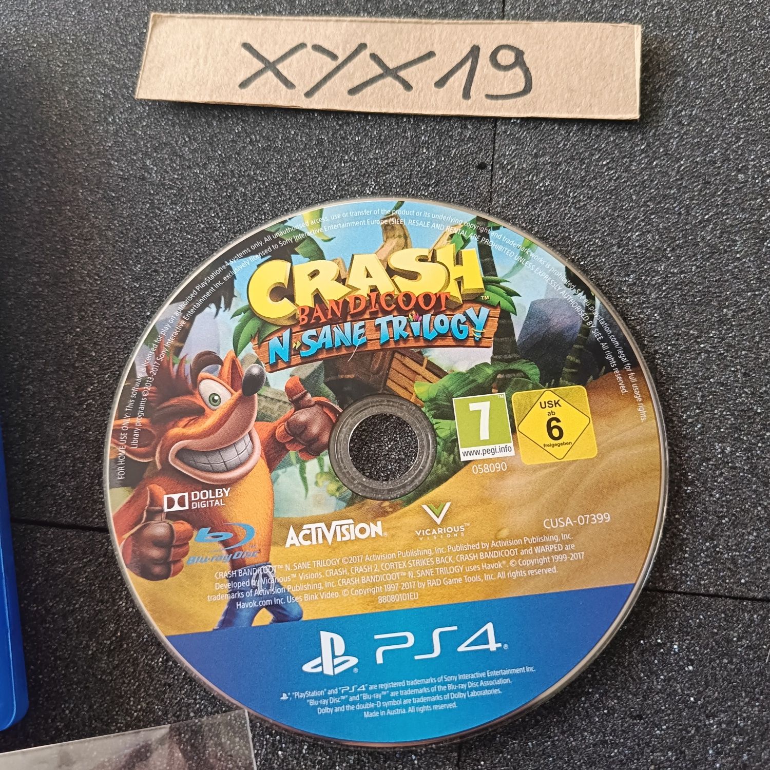 Crash Bandicoot N'Sane Trilogy + Bonus