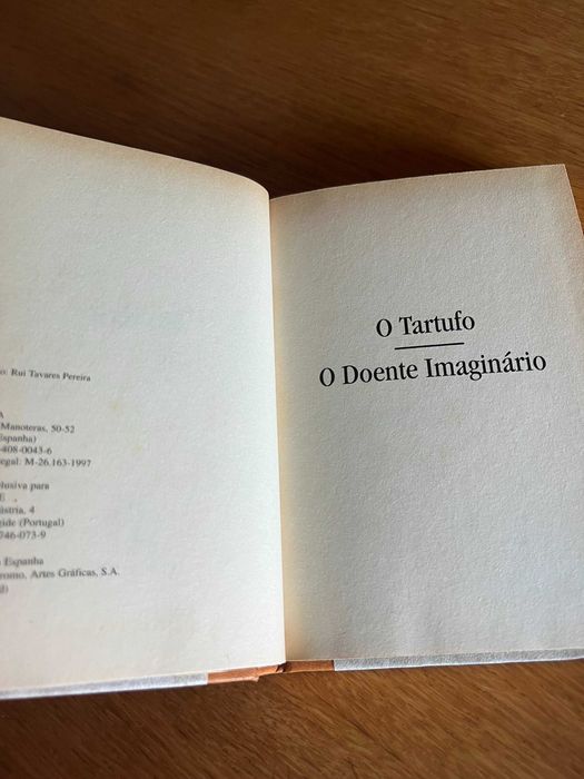 O Tartufo  /  O Doente Imaginário       MOLIÈRE