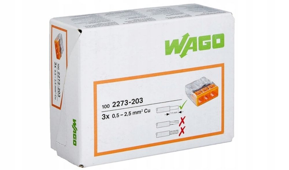 Szybkozłączki złączki WAGO  3 4 5 zestaw