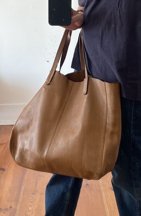 Saco tote em pele GAP