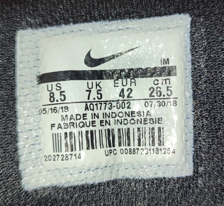 Nike ebernon m кросівки чоловічі жіночі оригінальні Англія 26см