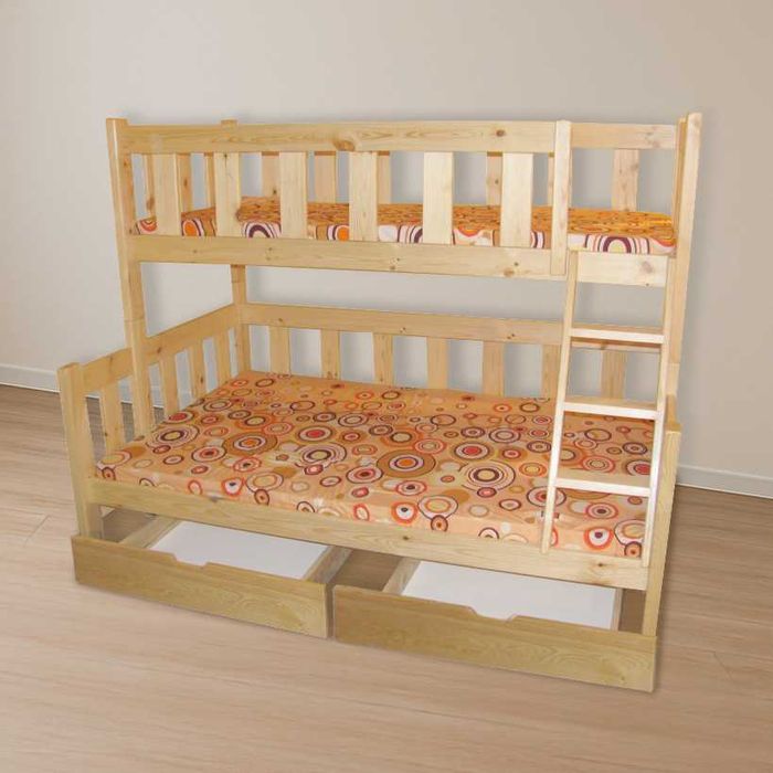 Nowe Łóżko łóżka piętrowe potężne mocne 3 osobowe Producent Wysyłka