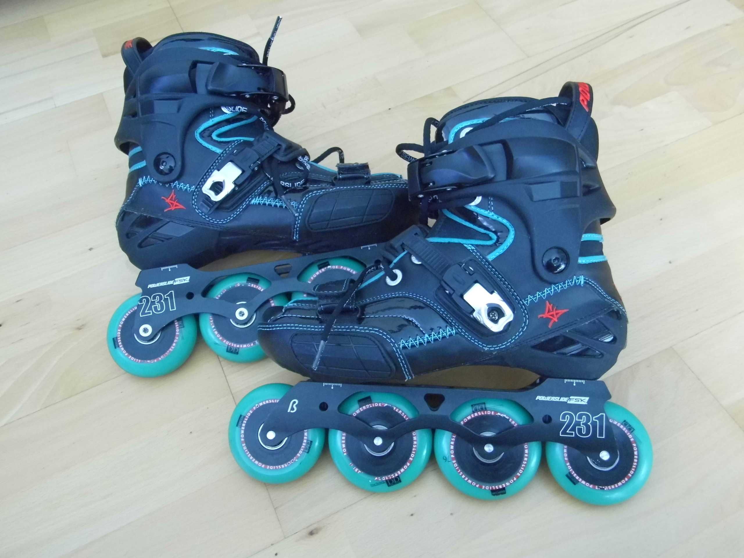 Rolki Powerslide S4 FSK R 38 / 39 slalom jak nowe