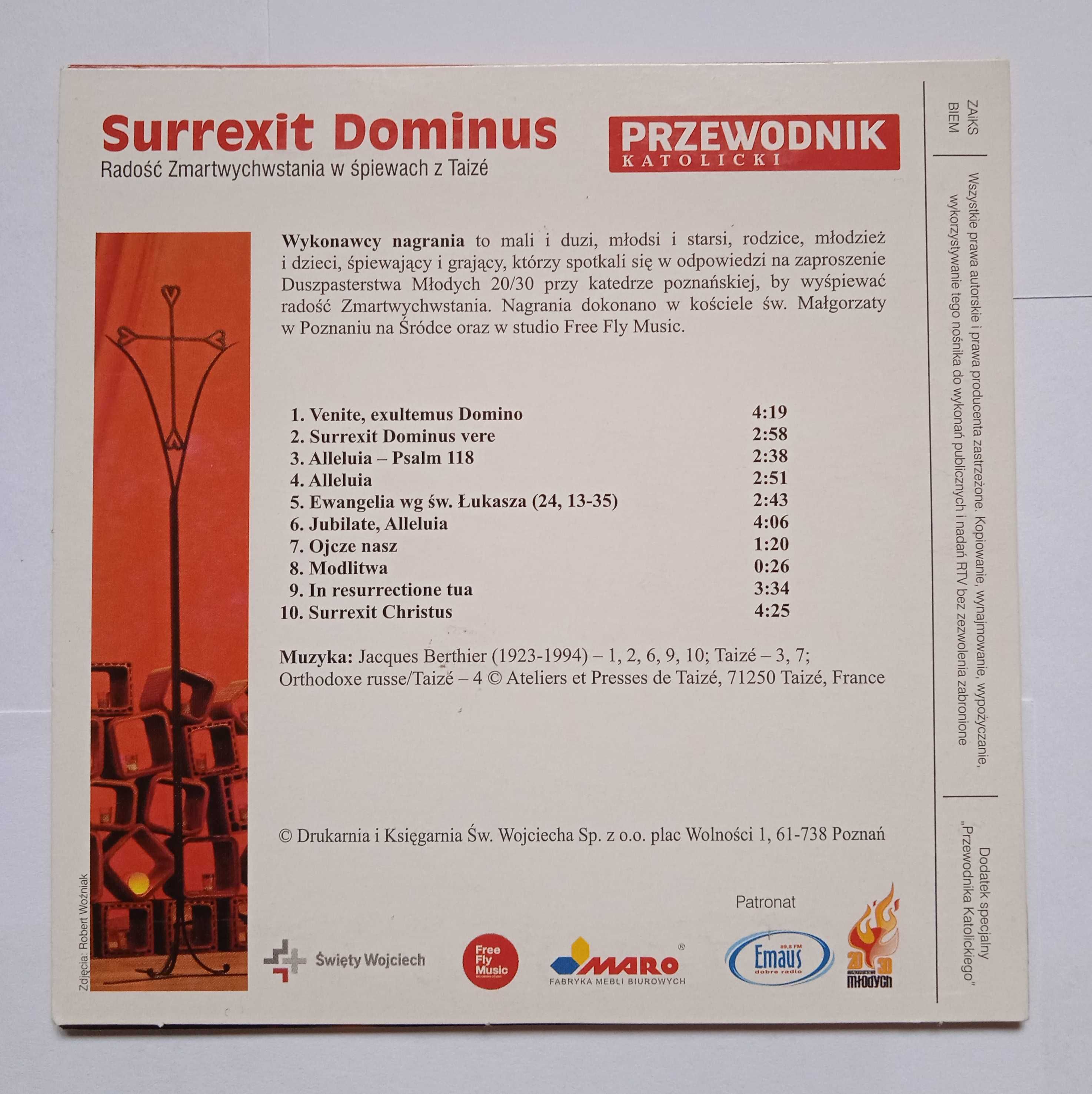 CD Surrexit Dominus Radość Zmartwychwstania Taize
