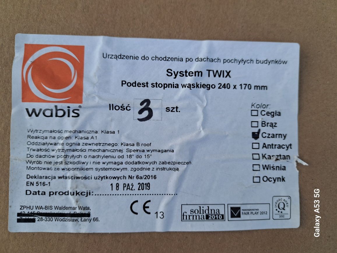 Wabis stopień kominiarski