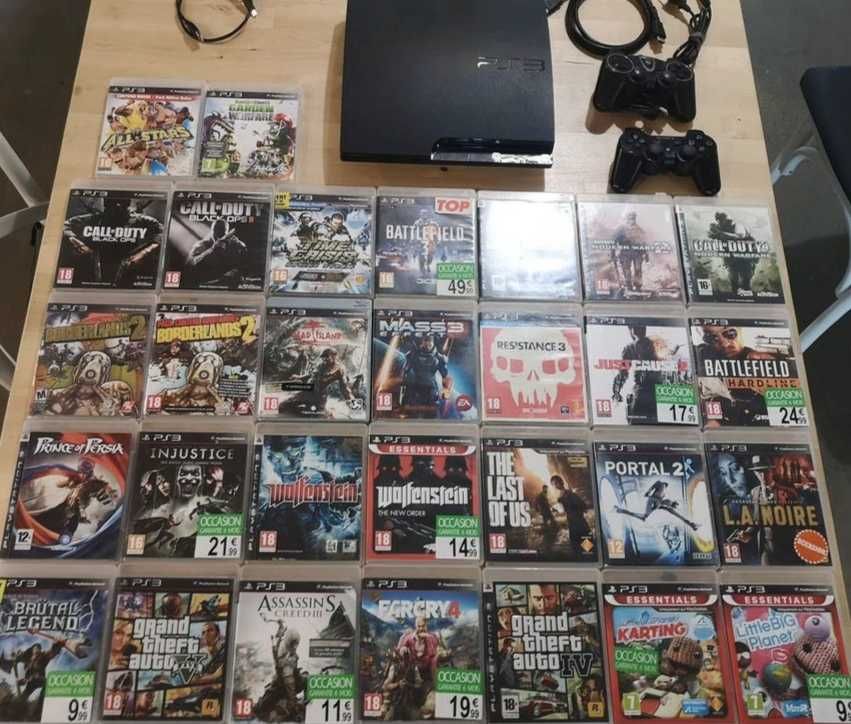 Sony PS3Slim(Лиц.,Online-GTA,NFS,Diablo,CallDuty,GodWar,Fifa)+Movecam!