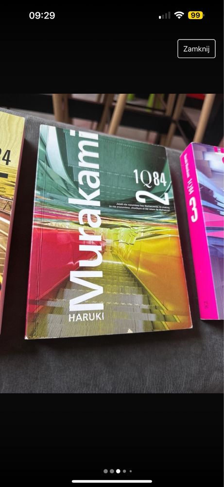1q84 Murakami komplet tom 1 2 3