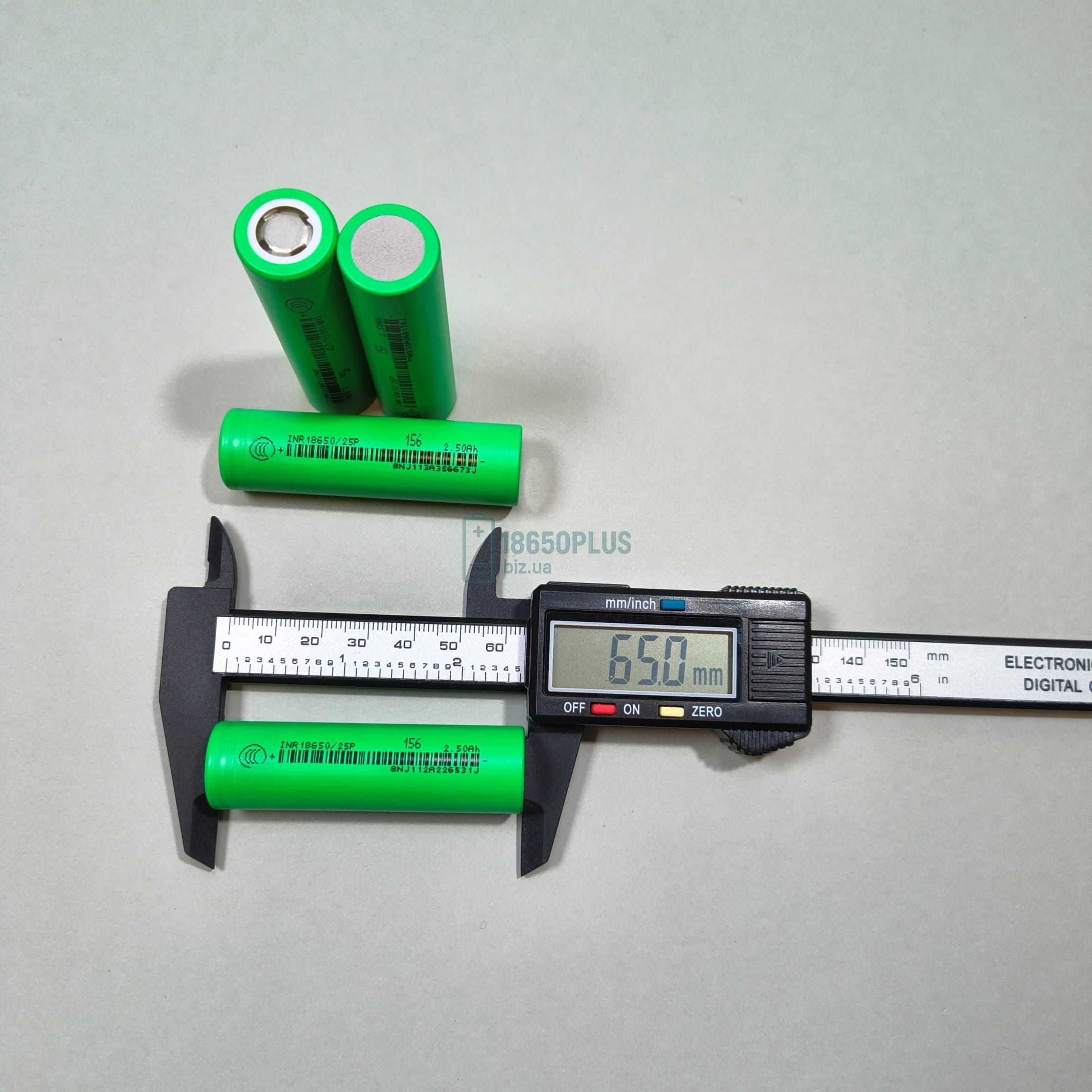 Высокотоковый аккумулятор INR18650-25P 2500mAh 20A для инструментов