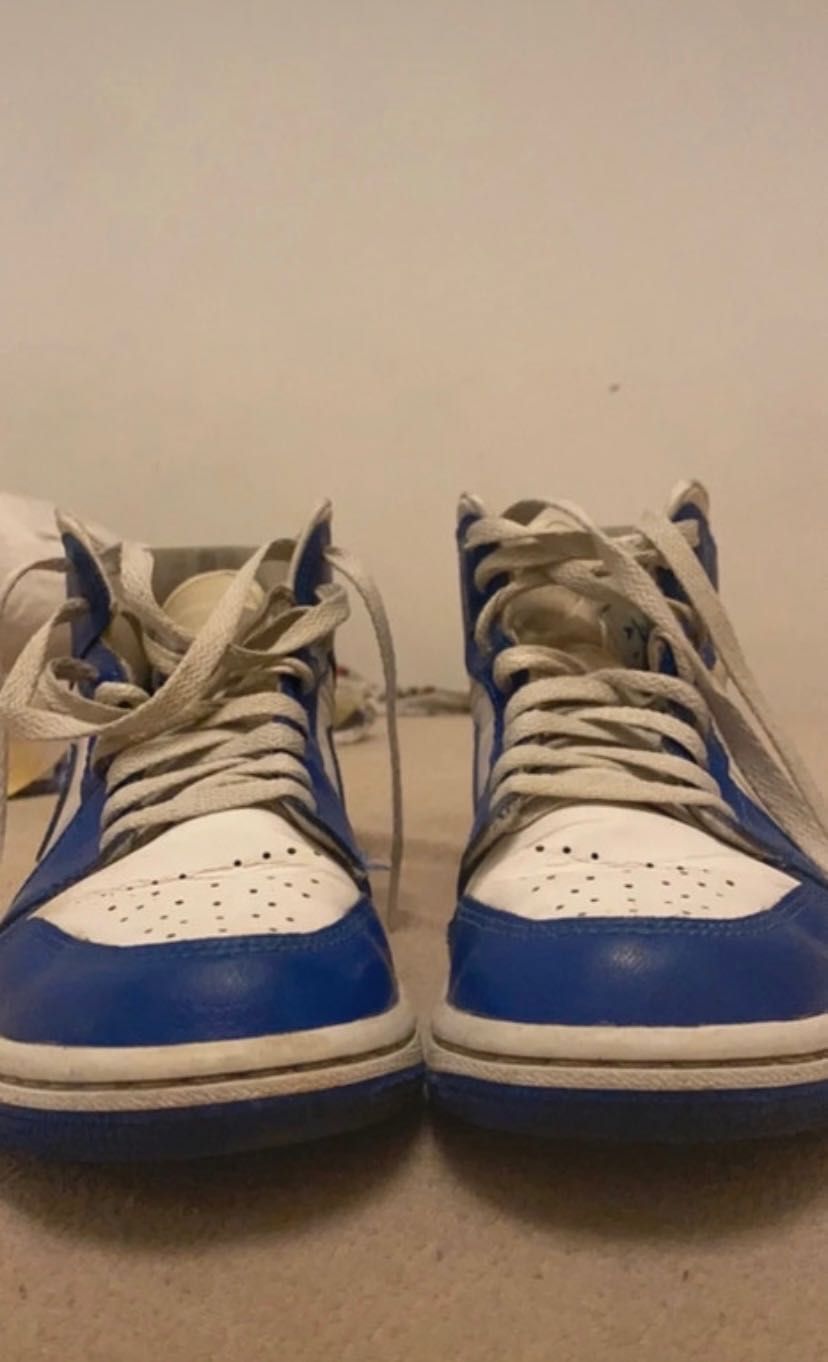 buty damskie oryginalne nike air jordan kentucky blue mid 1