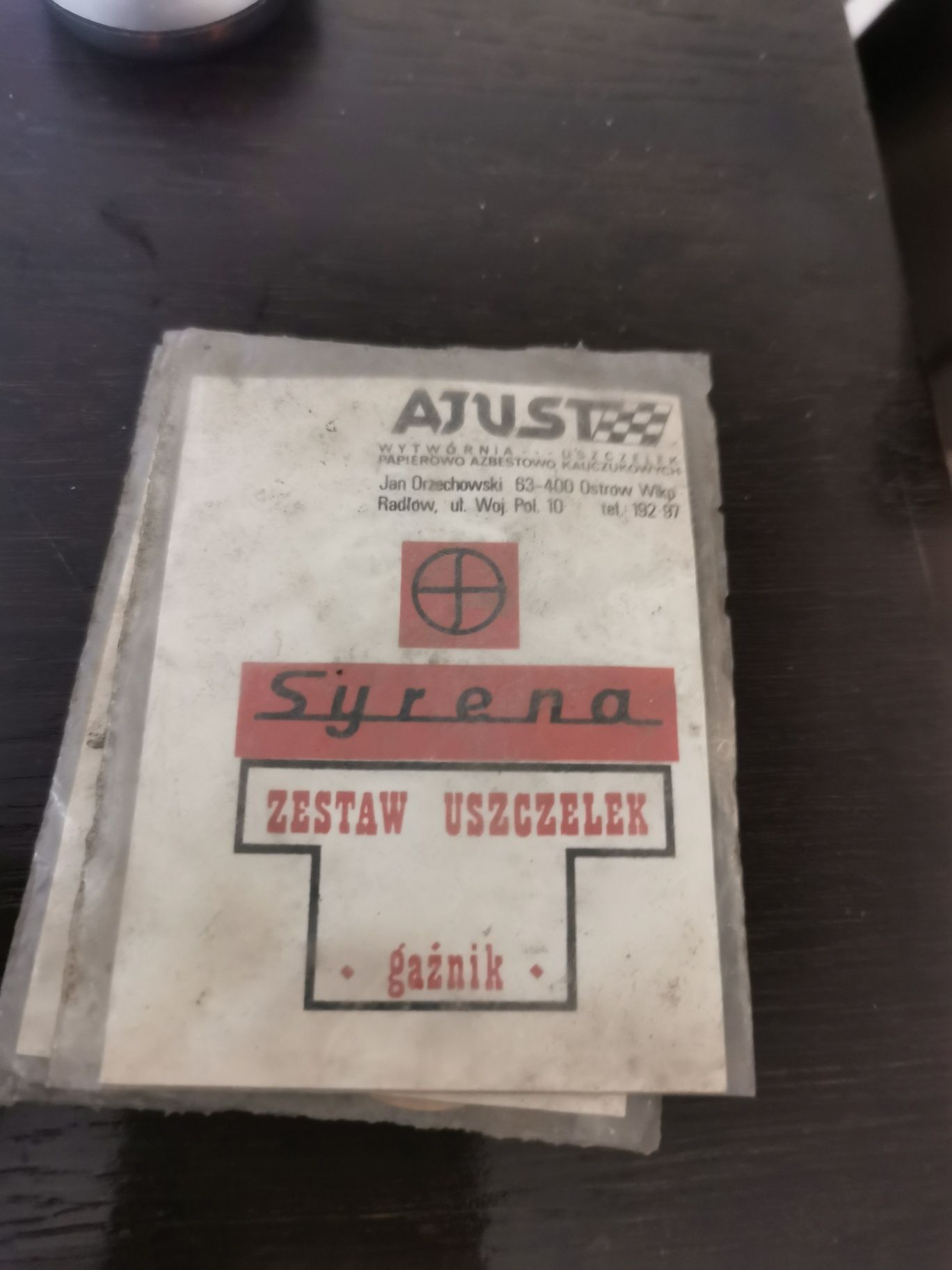 Błotnik Syrena Zabytek Uszczelki