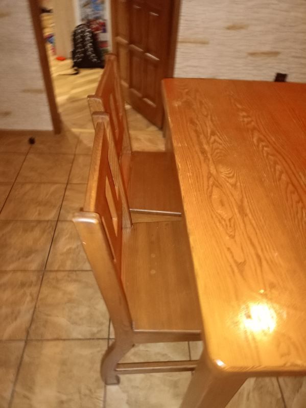 Stół drewniany jesionowy
