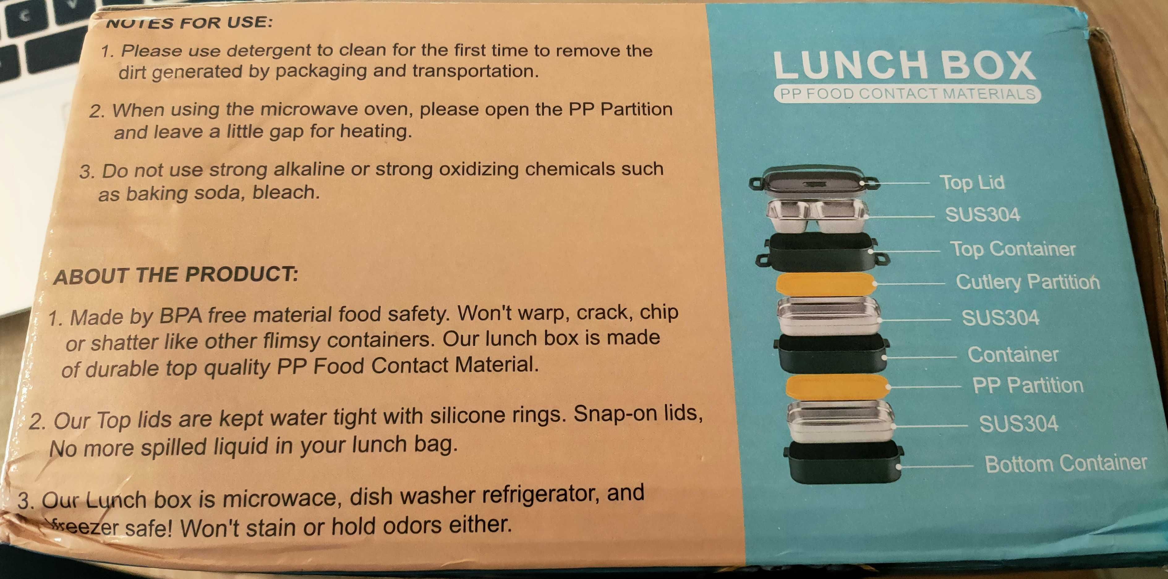 Lunch box 3-warstwowy