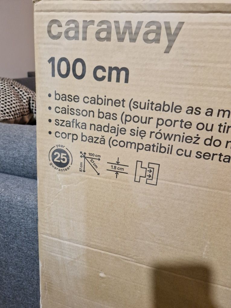 Korpus szafki kuchennej dolnej GoodHome Caraway 100 cm Castorama Dowóz