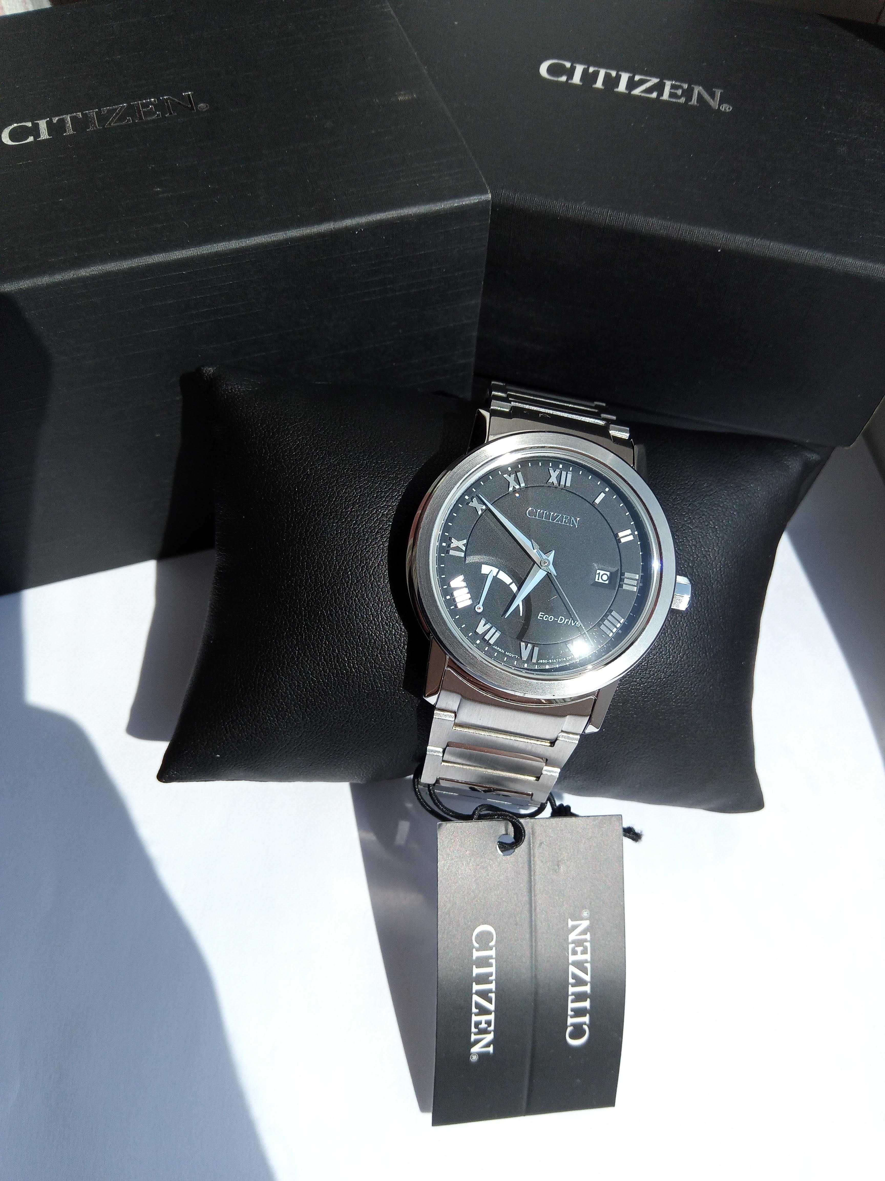 Японские мужские часы Citizen Eco-Drive AW7020-51E, солнечная батарея