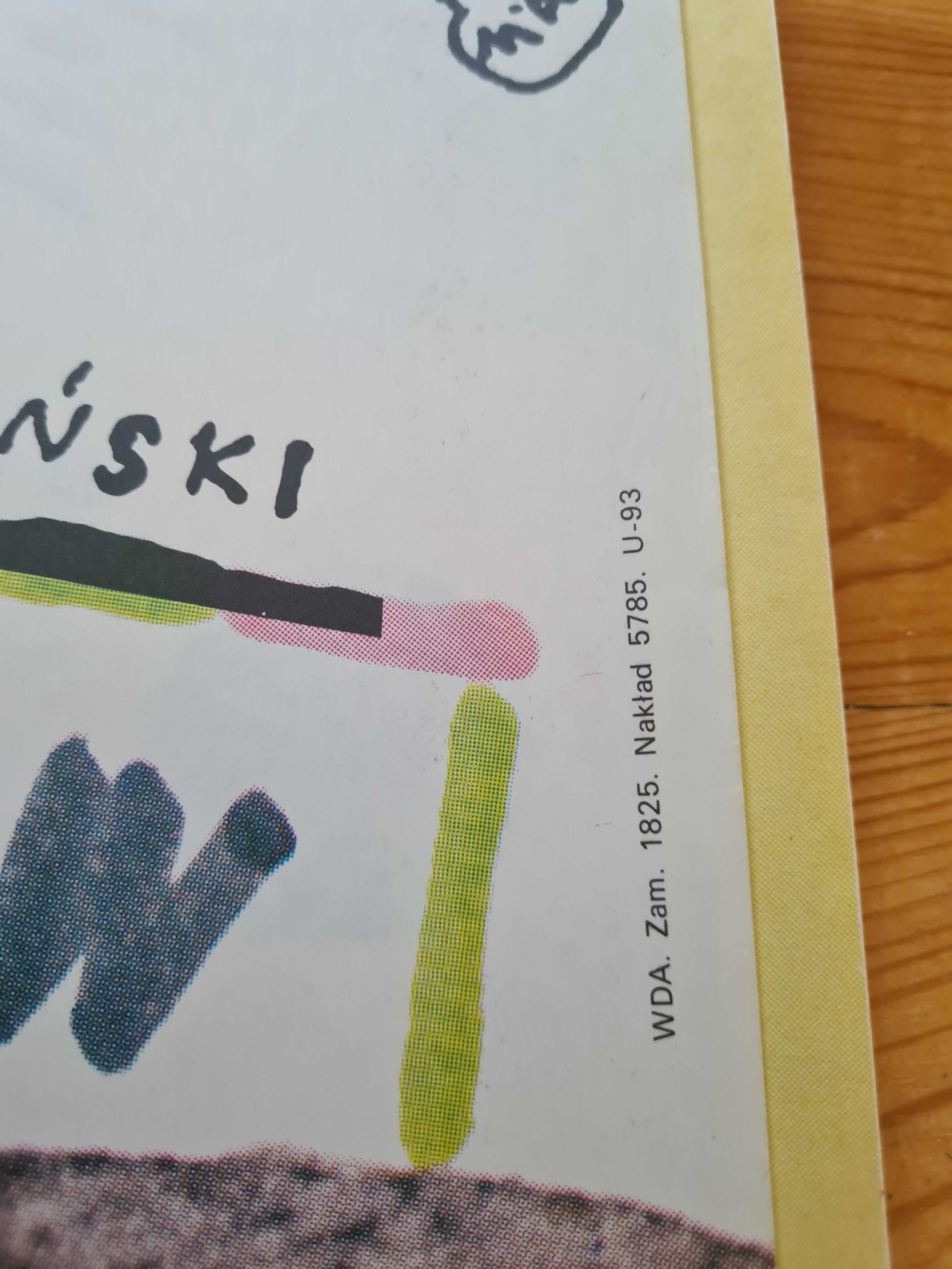 Plakat do filmu: "Łabędzi śpiew" projekt L. Majewski 1988, 96 x 66 cm;