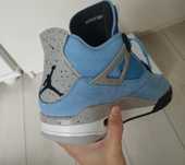 Jordany 4 blue obuwie męskie całe niebieskie sneakers wygodne 40,5