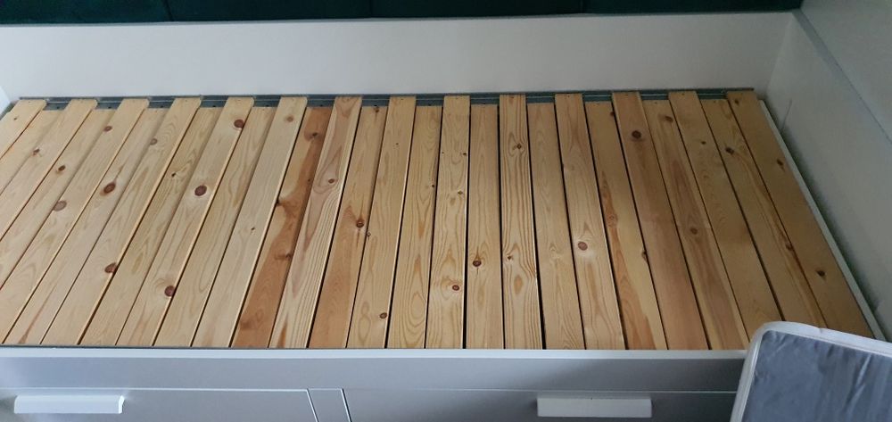 Brimnes łóżko 2 materace