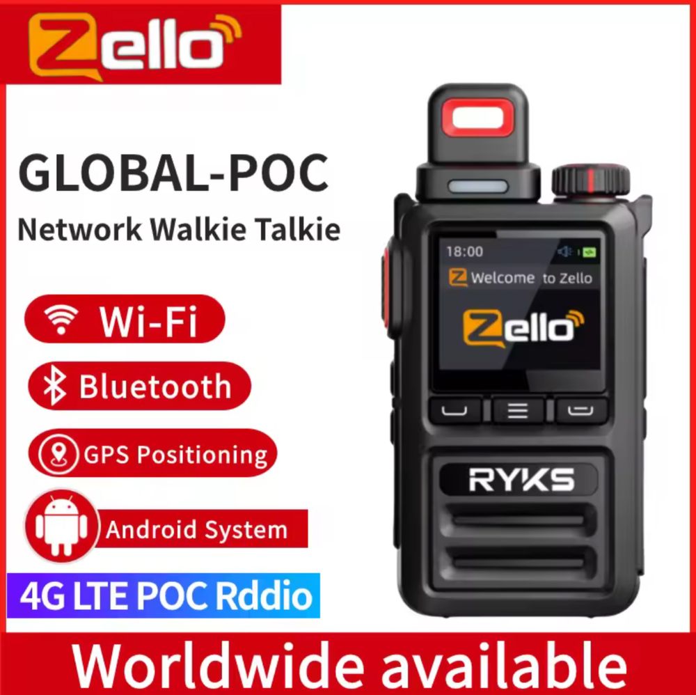 Рация 4G, LTE, Zello