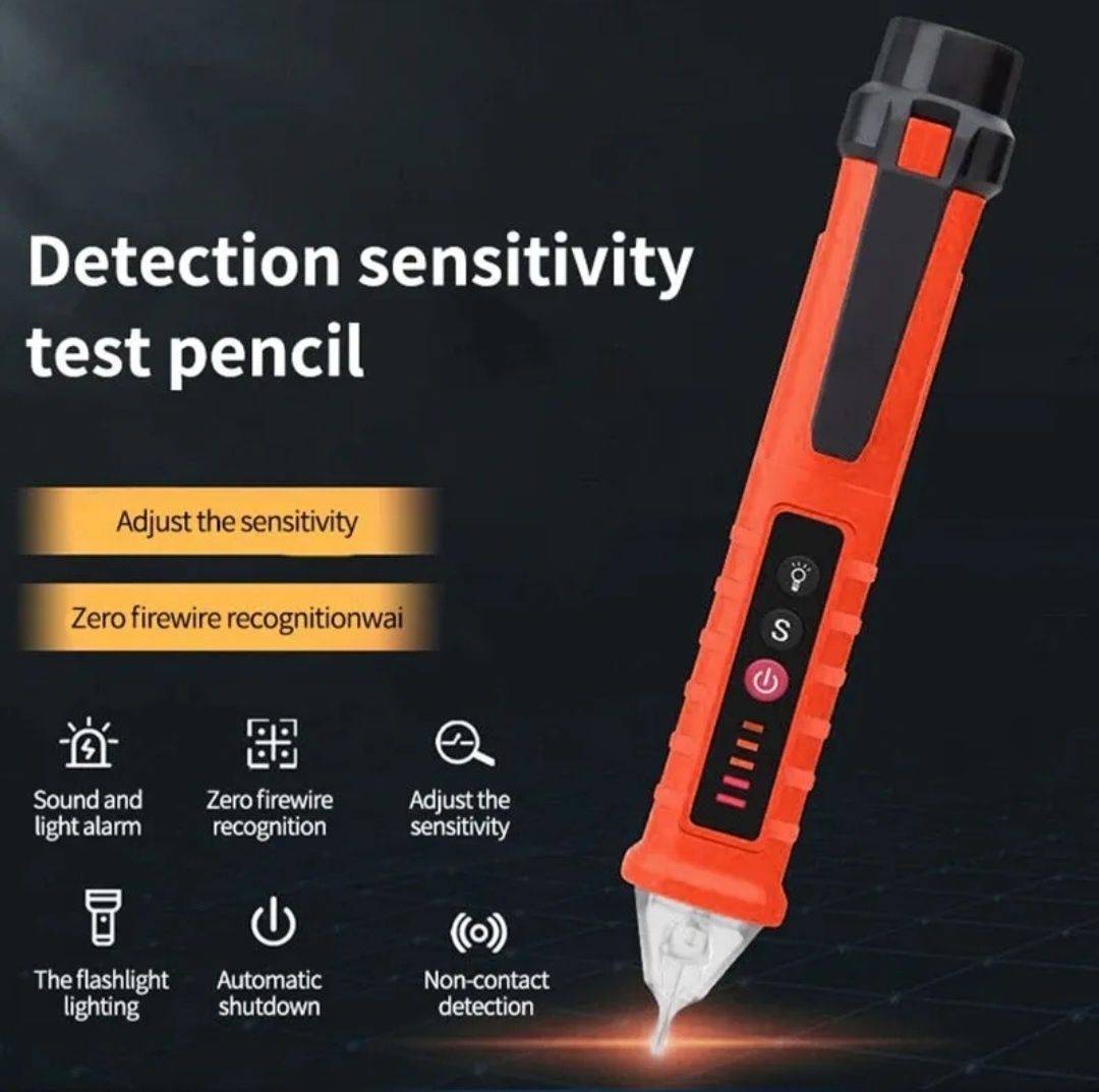 Бесконтактный тестер напряжения со световой и звуковой индикацией
