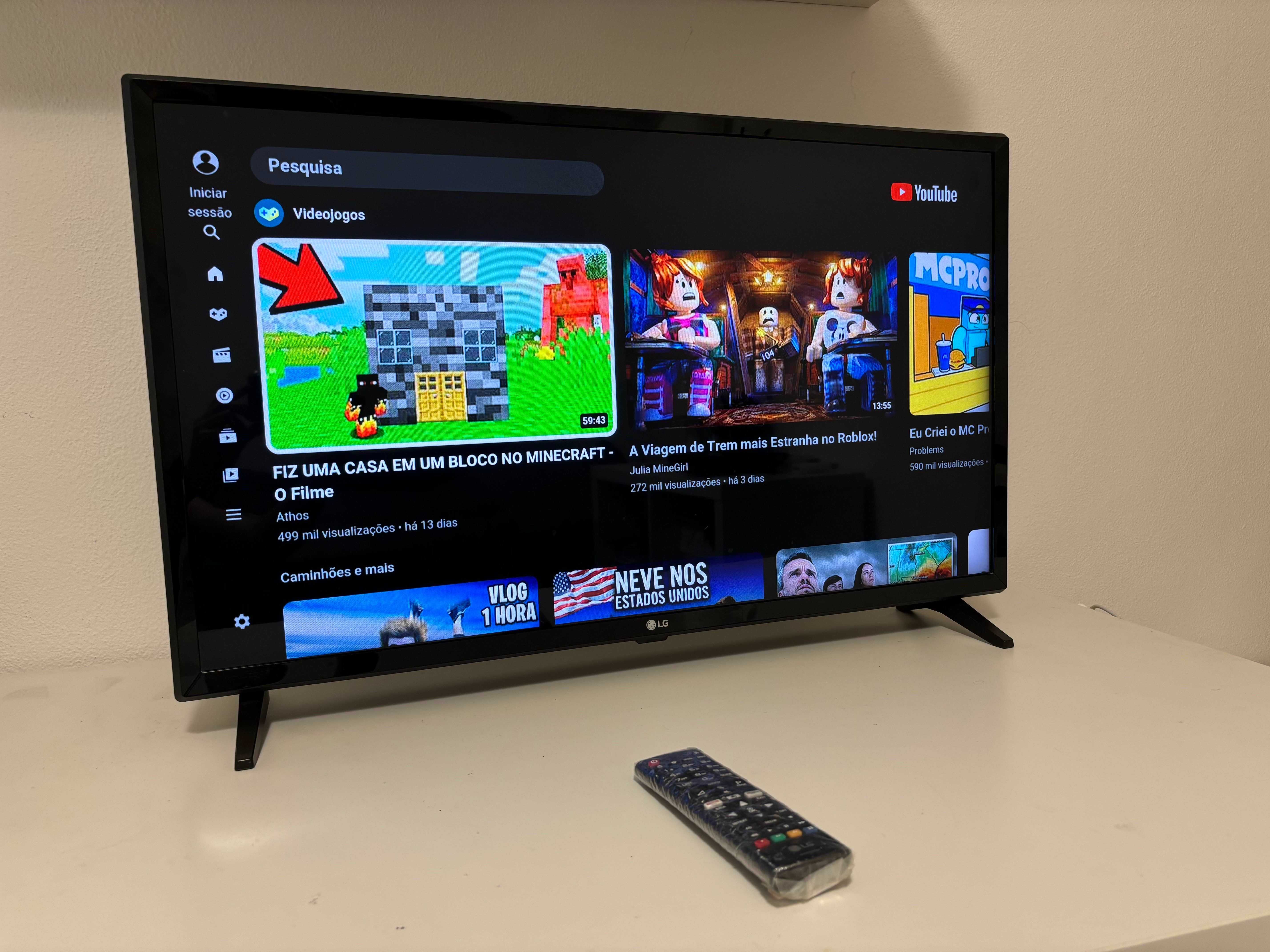 Smart TV LG 32" WebOS Internet Nova