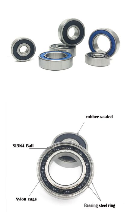 4 Rolamentos híbridos cerâmicos
18307-2RS 
18*30*7mm

18307-2RS 18*30