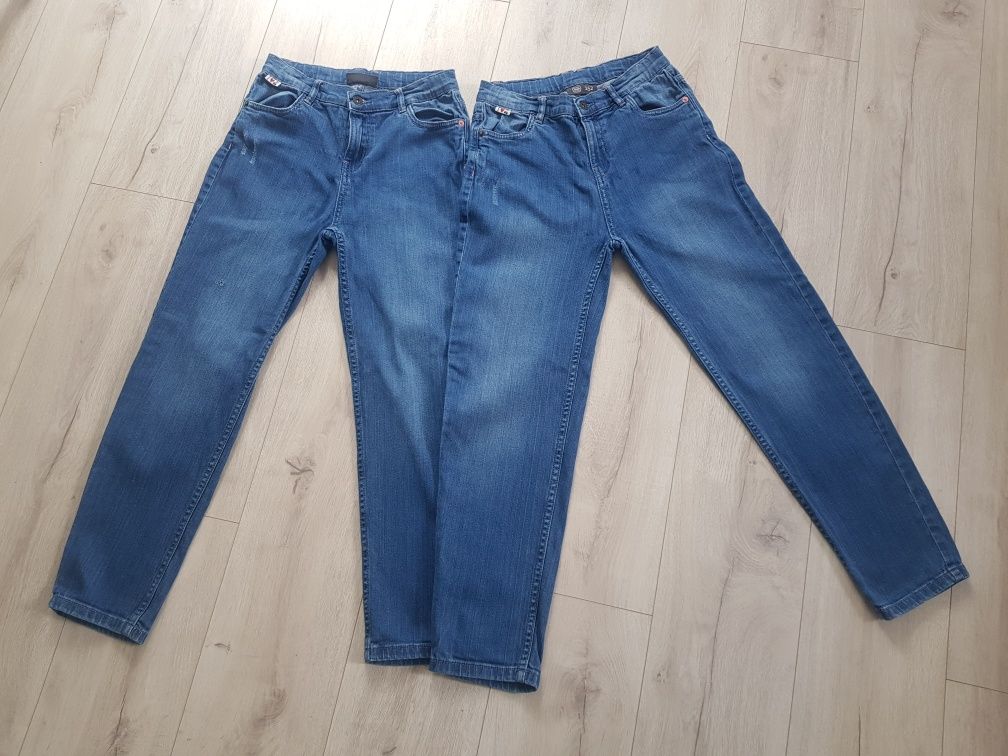 Spodnie jeansy 2 pary Mom Fit Cool Club, r. 152cm