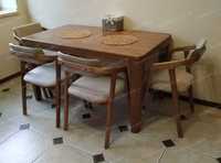 Столи обідні деревяні на кухню у СКАНДИНАВСЬКОМУ стилі із Ясеня, Дуба