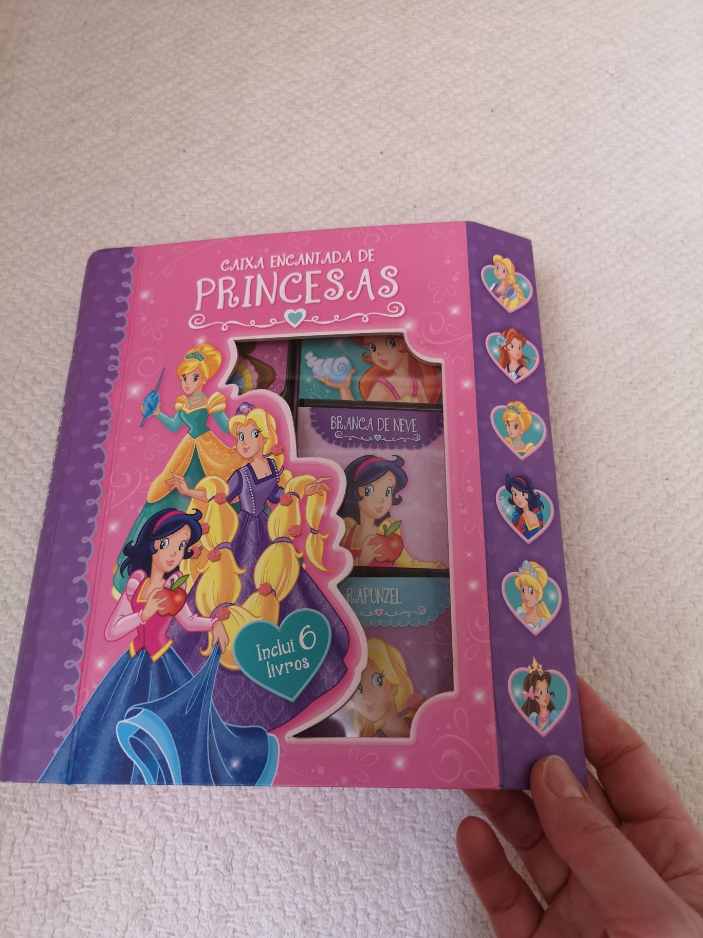 Portes Incluídos Caixa Encantada de Princesas 6 Livros Como Novos