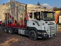 Scania R500 V8 6x4 HDS do drewna lasu sprawna loglift f96s 79r
