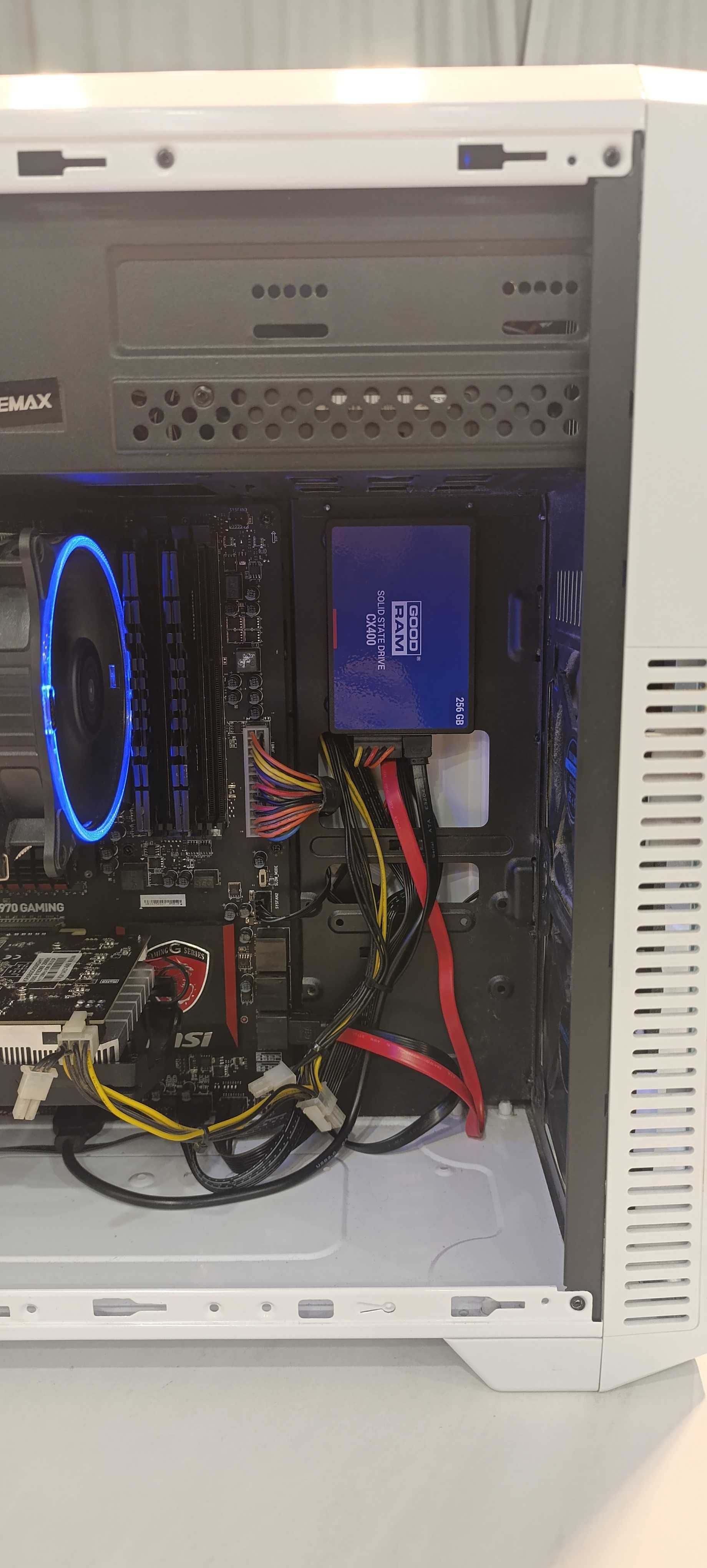 Продам Компьютер Amd fx 8320 msi 970 gaming 8gb ddr3 hdd256 rx580