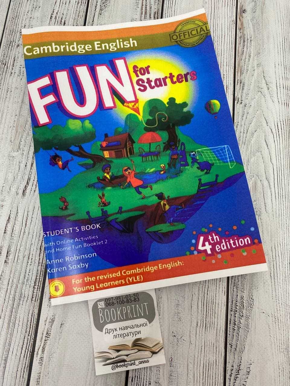 Fun for Starters, Movers, Flyers 4th. edition+АУДІО