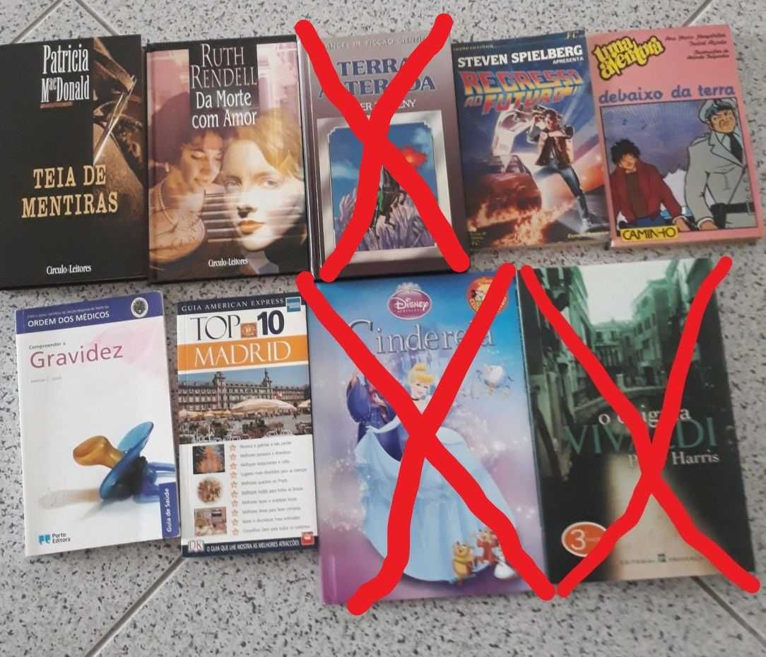 Livros diversos - apenas 2€ cada