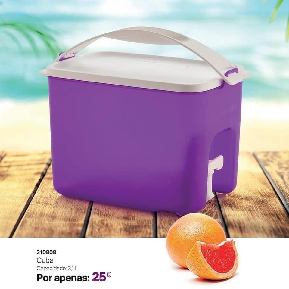 Cuba 3,1L com pega e torneira Tupperware