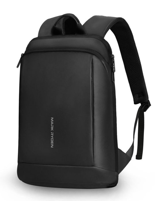 Чорний рюкзак сумка mark ryden вініл оригінал для ноутбука наплічник