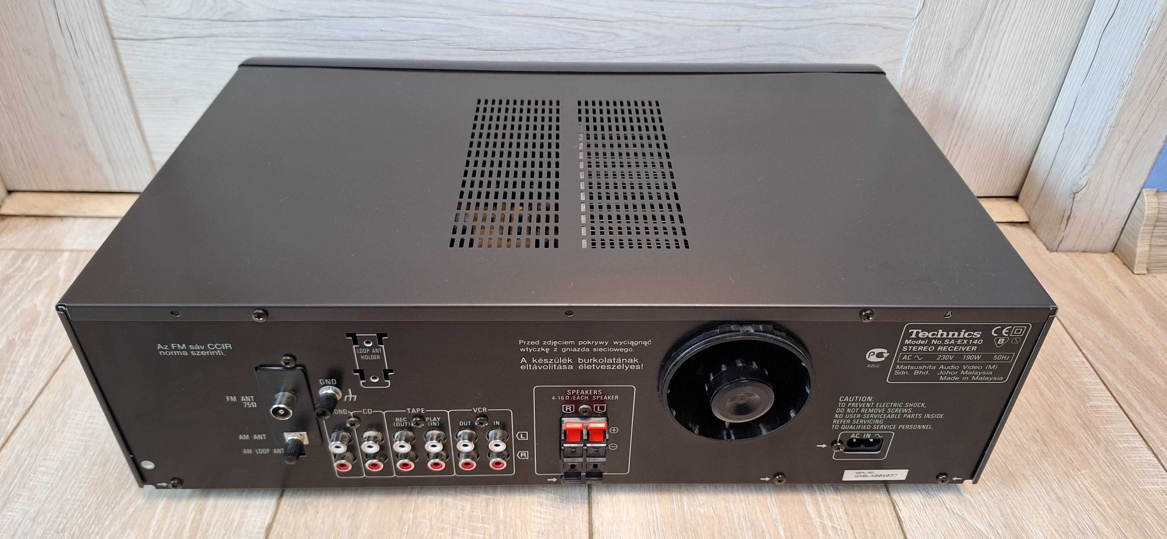Amplituner Technics SA-EX140 ! BDB STAN 100% Sprawny ! Okazja! Polecam