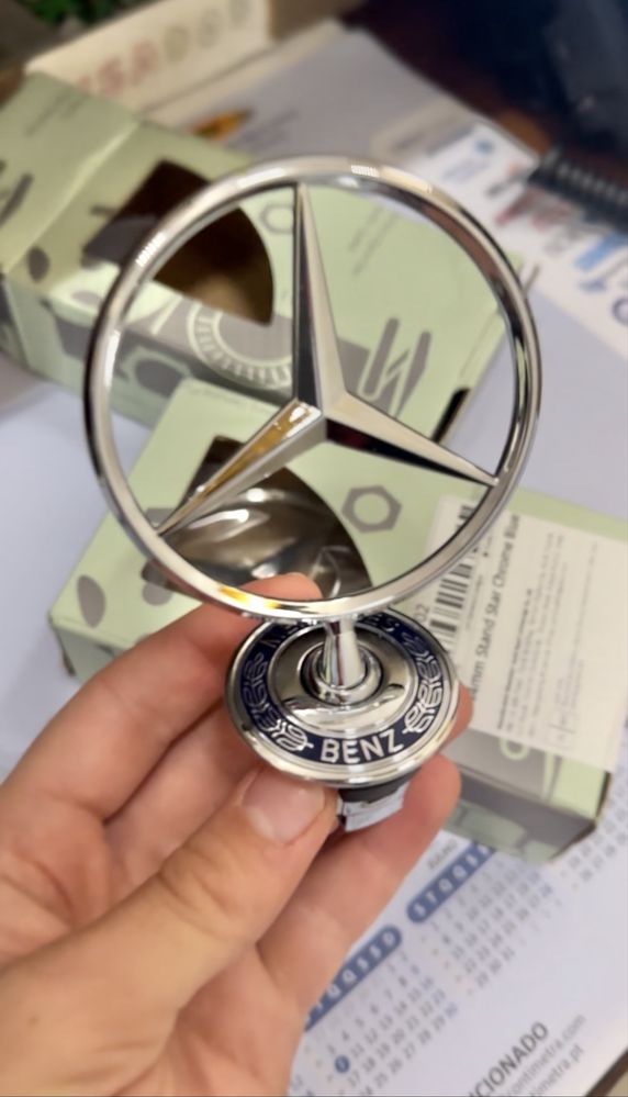 [ NOVO ] Emblema Estrela P\Capo Mercedes-Benz