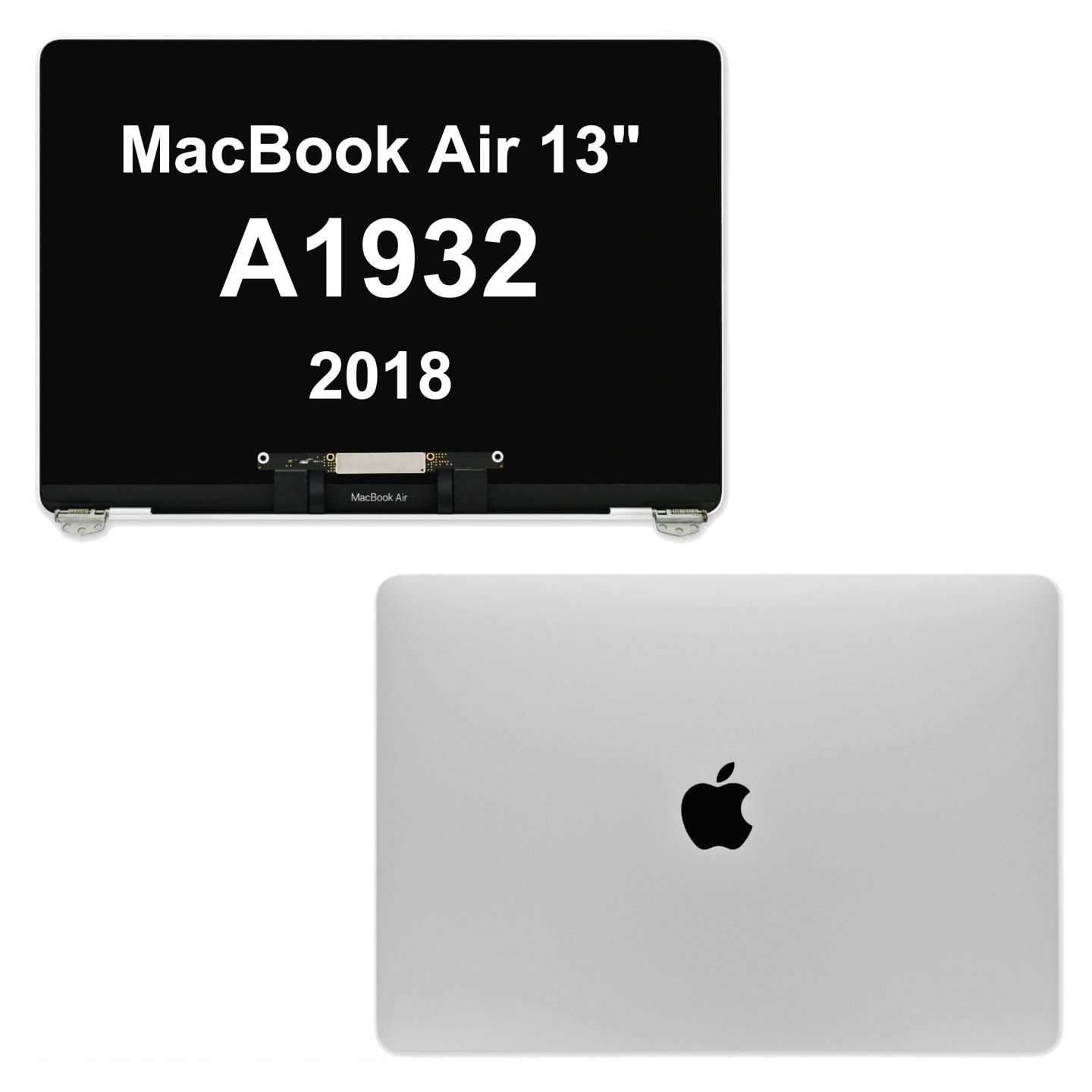 Komplet Matryca Ekran Skrzydło Apple MacBook Air 13" A1932 Silver 2018