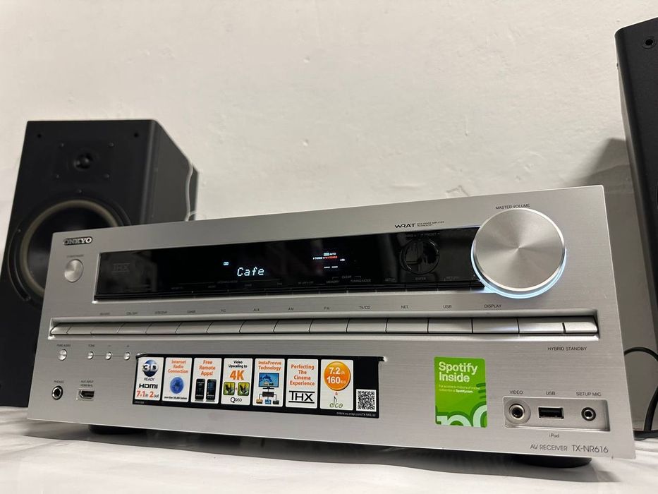 7.2 AV Amplituner ONKYO TX-NR616, HDMI, USB, Flac