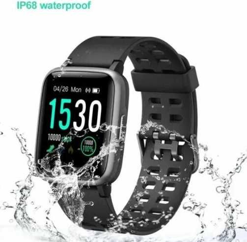 zegarek wodoodporny, czarny Yamay Smartwatch
