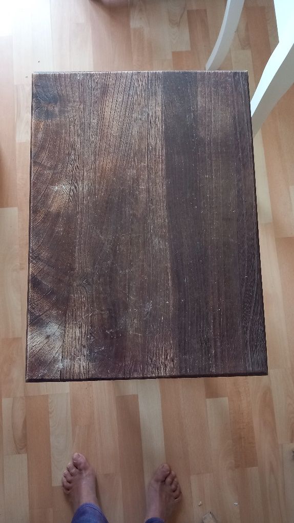 Szafka drewniana z 4 szufladami z wikliny, blat 40x29 wysokość 73 cm