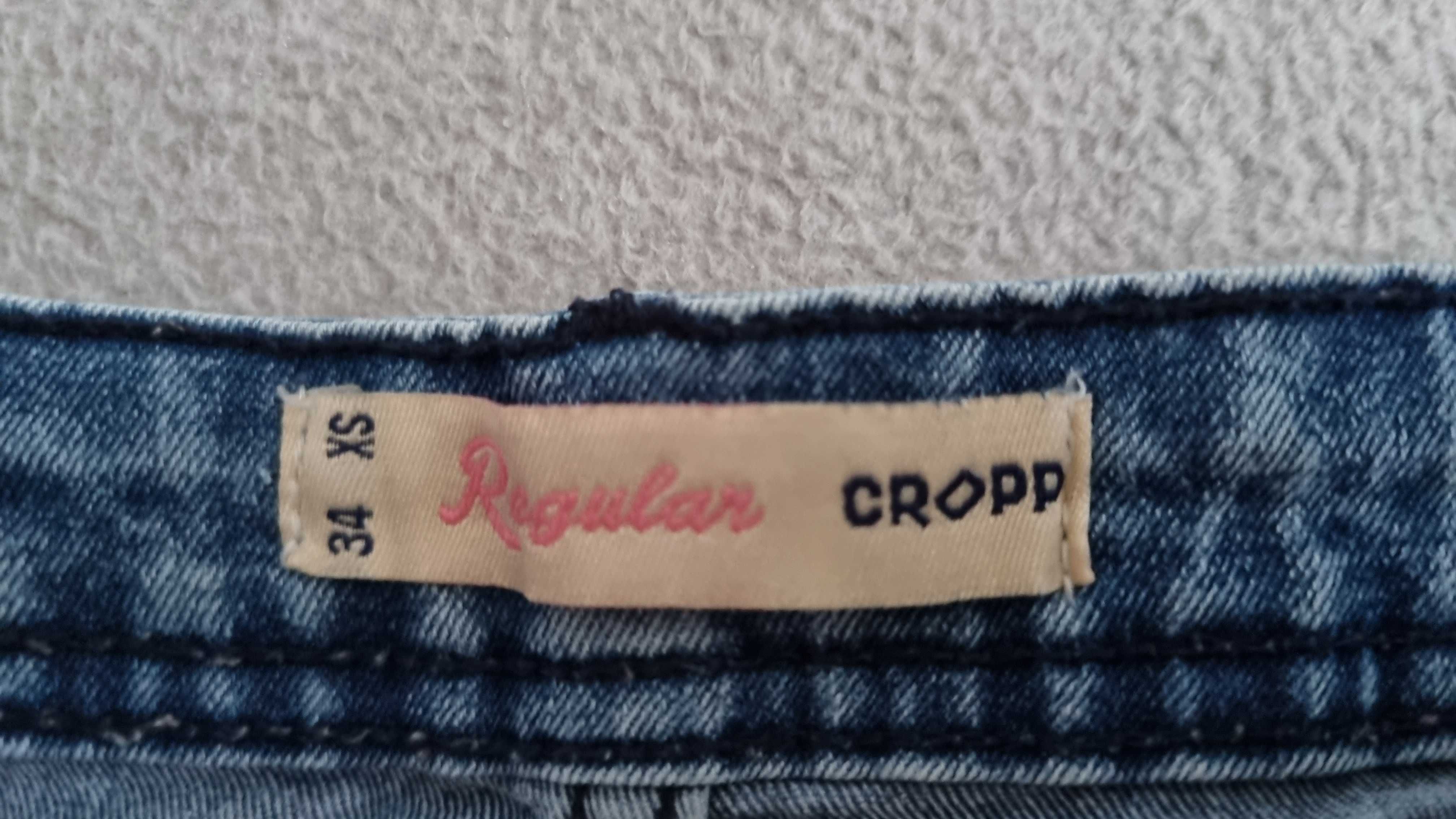 Szorty jeans dziewczęce CROPP regular roz. 34/XS