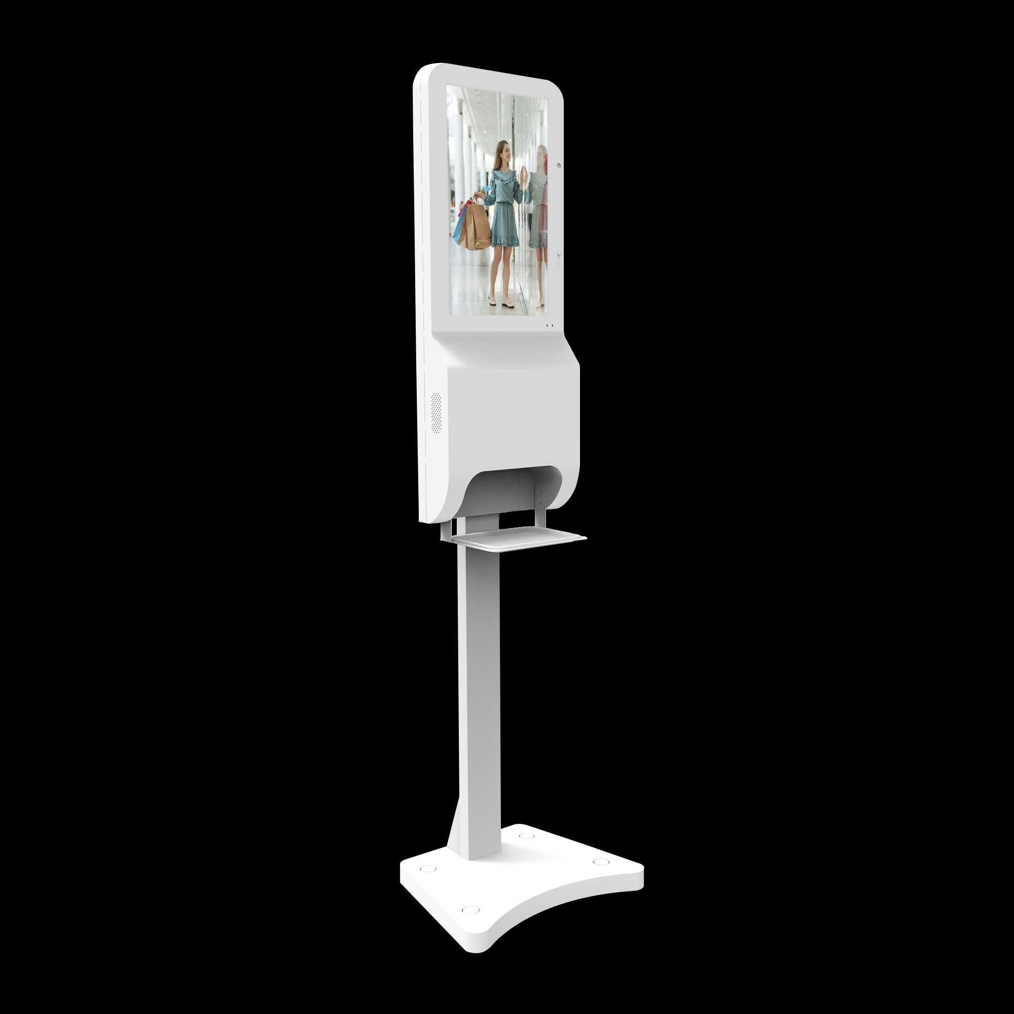 Mupi publicitário LCD, com suporte de pé ajustável
