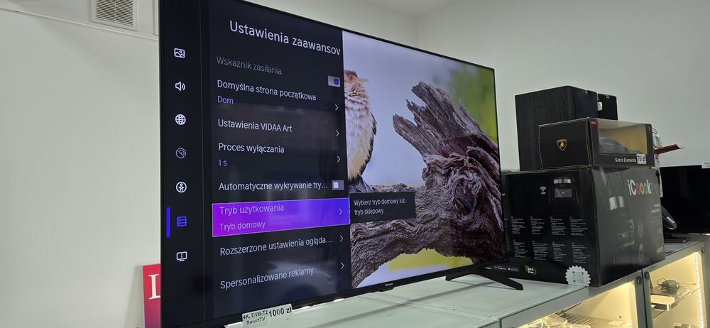 Telewizor hisense 50a6k w stanie idealnym