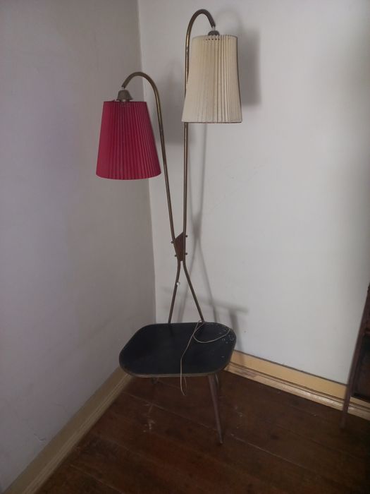 Candeeiro raro de pé retro vintage