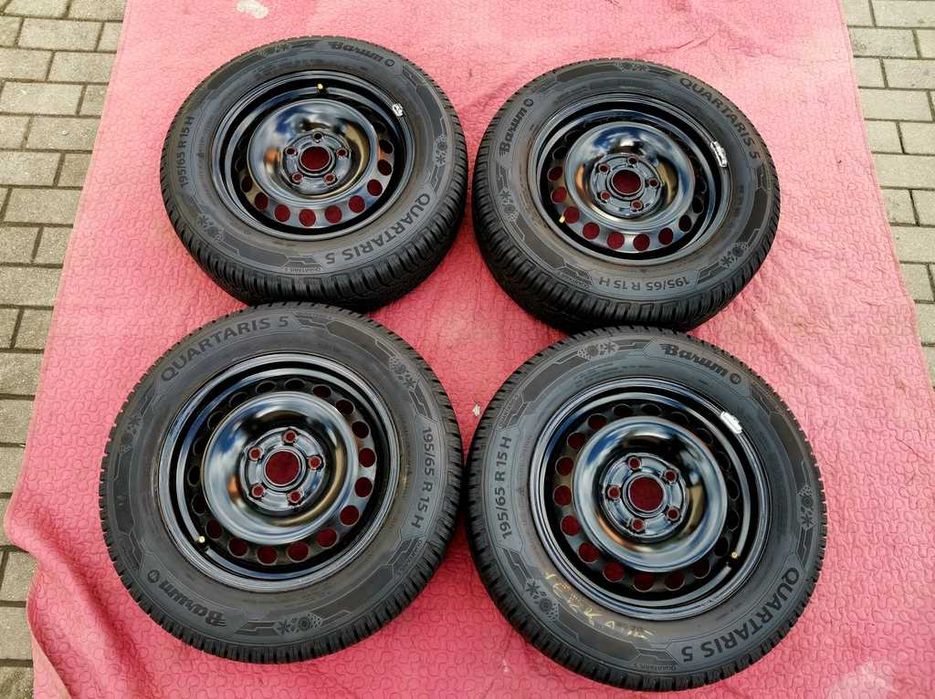 KOŁA całoroczne 15' VW Golf SKODA Octavia - 5x112 - 195/65/15 - 2024 r