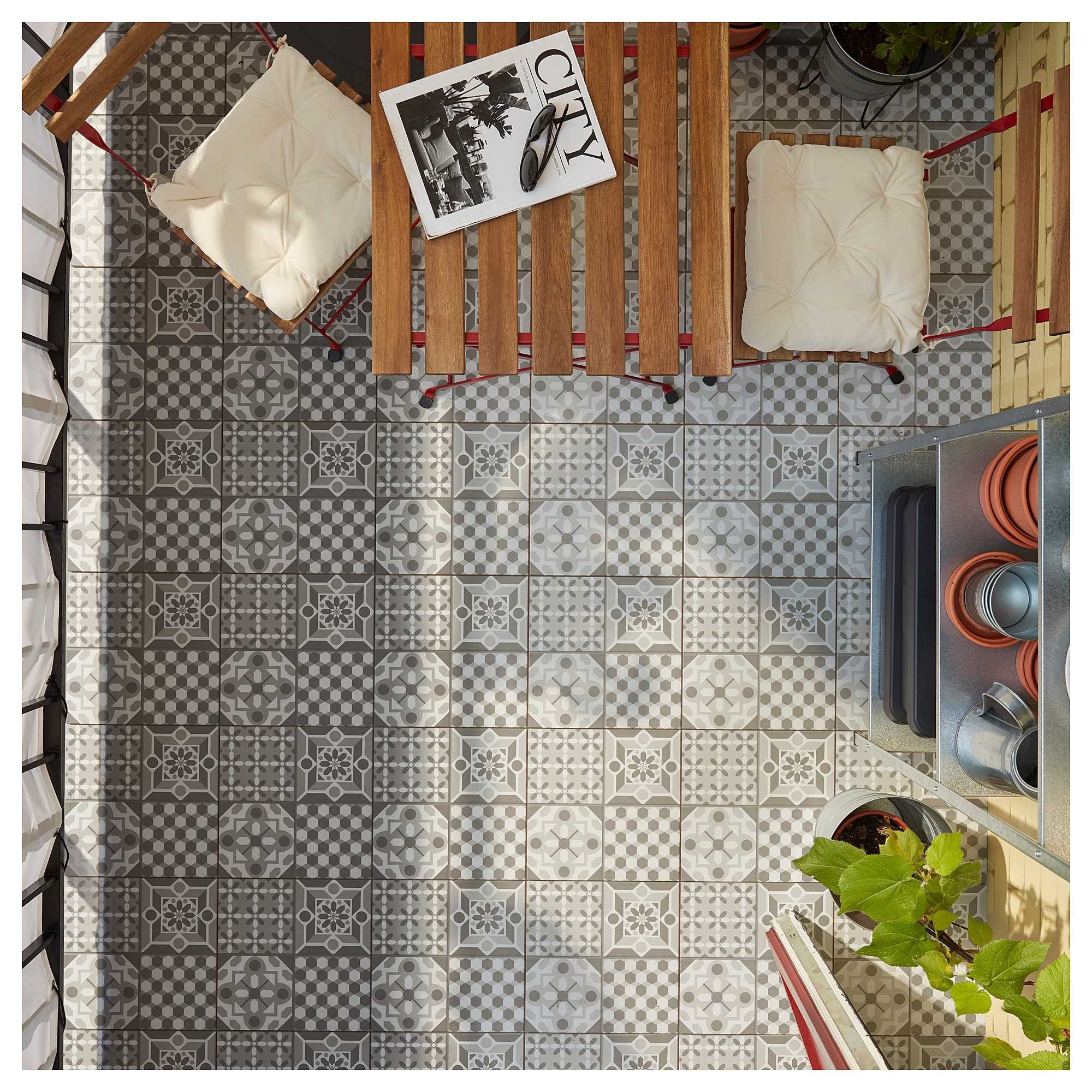 Покриття підлоги MALLSTEN IKEA 004.453.32, плитка для вулиці
