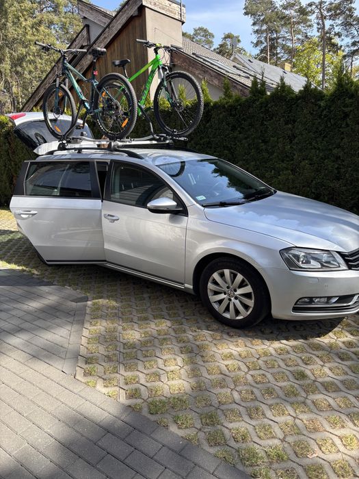 Bagażnik dachowy THULE, belki ori WV–komplet na 3 rowery, Passat b6/B7