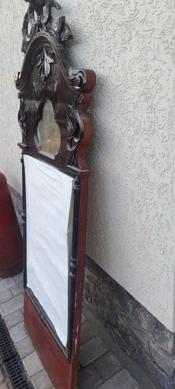 Старинное Настенное зеркало 168×68см.